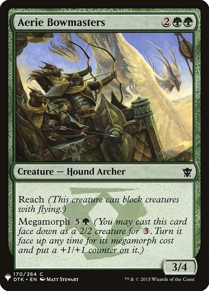 Image for Aerie Bowmasters (170) [The List Reprints] - Magic: The Gathering