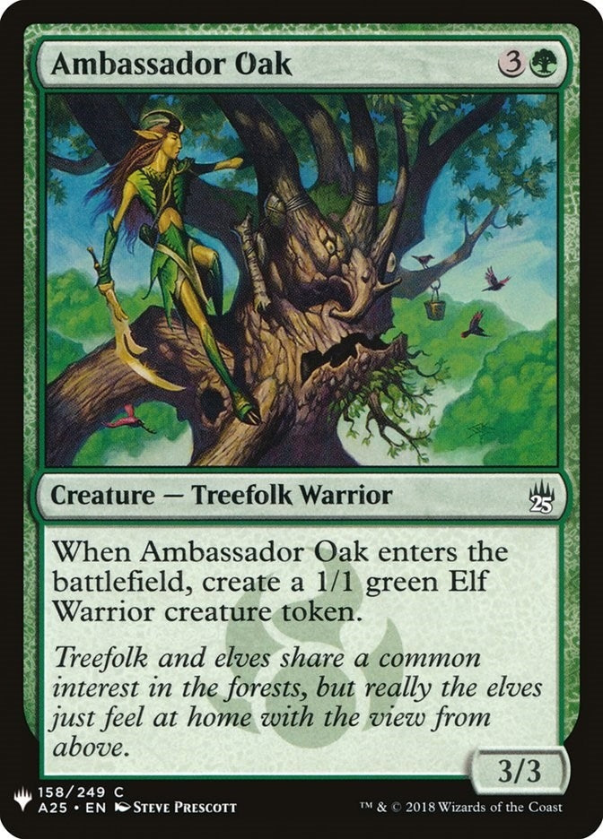 Image for Ambassador Oak (158) [The List Reprints] - Magic: The Gathering