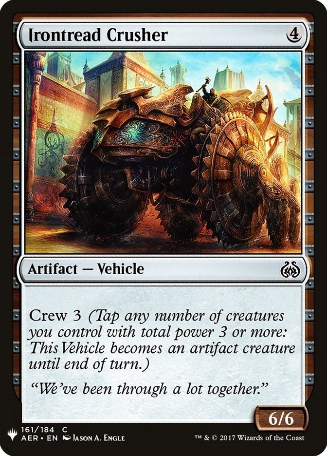 Image for Irontread Crusher (161) [The List Reprints] - Magic: The Gathering