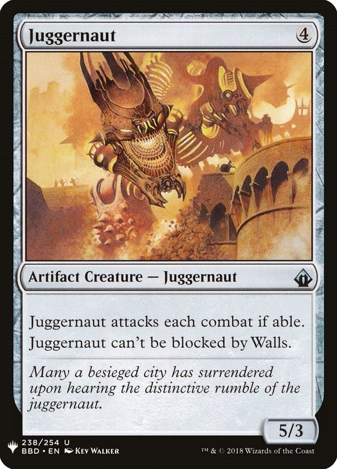 Image for Juggernaut (238) [The List Reprints] - Magic: The Gathering