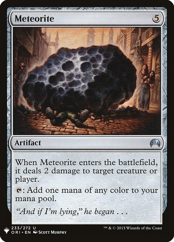 Image for Meteorite (233) [The List Reprints] - Magic: The Gathering