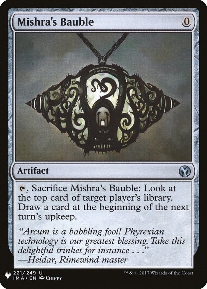 Image for Mishra's Bauble (221) [The List Reprints] - Magic: The Gathering