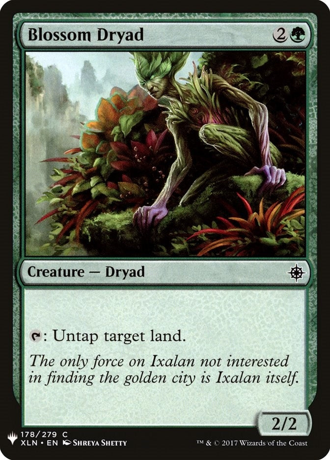 Image for Blossom Dryad (178) [The List Reprints] - Magic: The Gathering