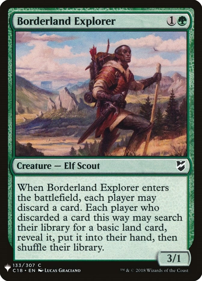 Image for Borderland Explorer (133) [The List Reprints] - Magic: The Gathering