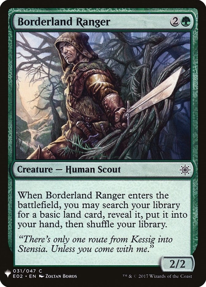 Image for Borderland Ranger (31) [The List Reprints] - Magic: The Gathering