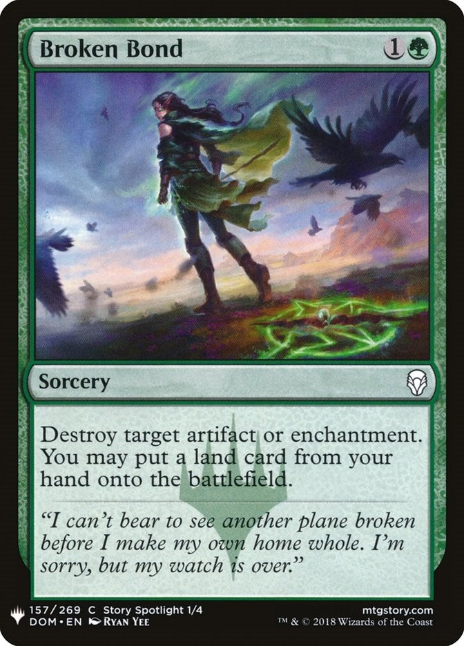 Image for Broken Bond (157) [The List Reprints] - Magic: The Gathering