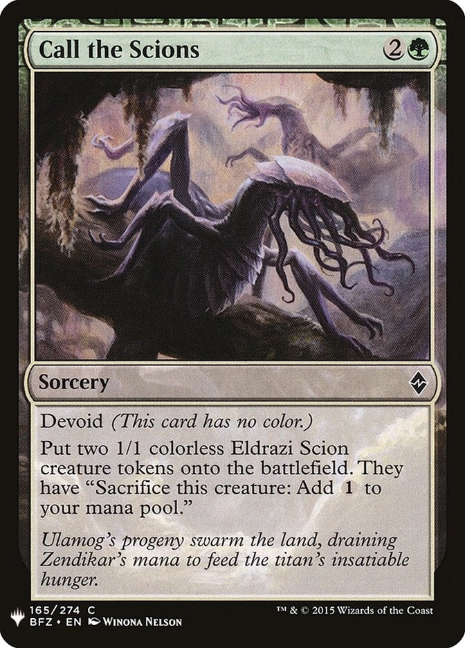 Image for Call the Scions (165) [The List Reprints] - Magic: The Gathering