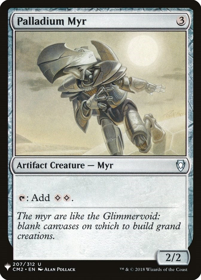 Image for Palladium Myr (207) [The List Reprints] - Magic: The Gathering