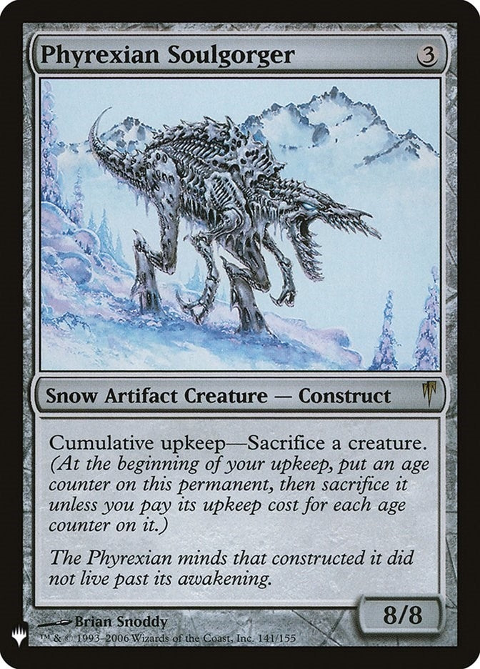 Image for Phyrexian Soulgorger (141/155) [The List Reprints] - Magic: The Gathering