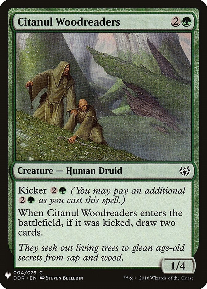 Image for Citanul Woodreaders (4) [The List Reprints] - Magic: The Gathering