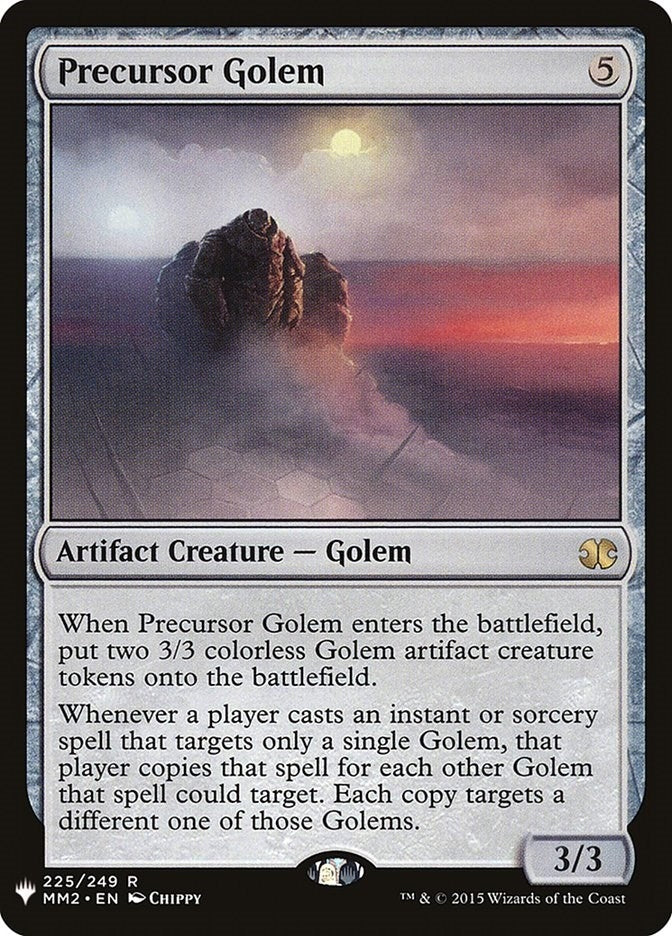 Image for Precursor Golem (225/249) [The List Reprints] - Magic: The Gathering