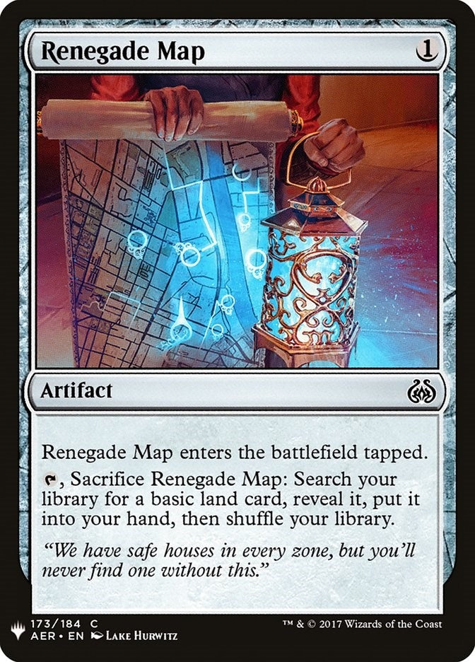 Image for Renegade Map (173) [The List Reprints] - Magic: The Gathering