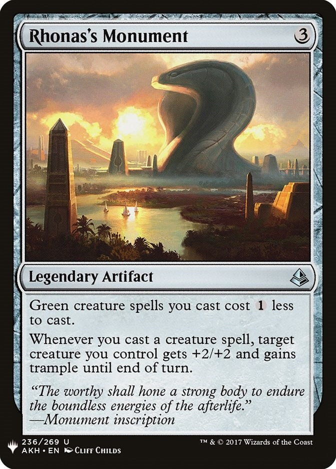 Image for Rhonas's Monument (236) [The List Reprints] - Magic: The Gathering
