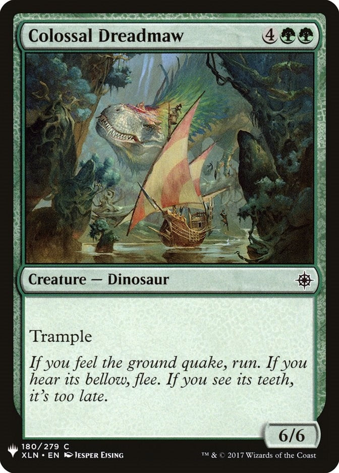 Image for Colossal Dreadmaw (180) [The List Reprints] - Magic: The Gathering