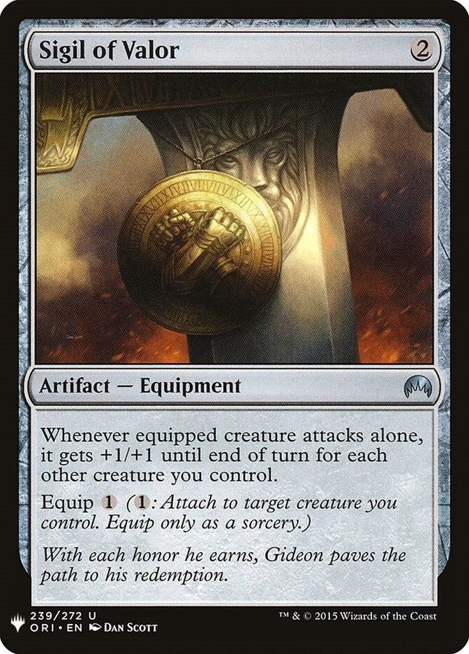 Image for Sigil of Valor (239) [The List Reprints] - Magic: The Gathering