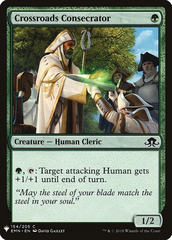 Image for Crossroads Consecrator (154) [The List Reprints] - Magic: The Gathering