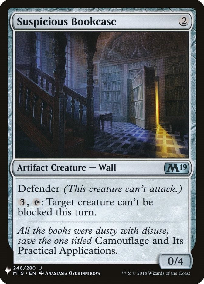 Image for Suspicious Bookcase (246) [The List Reprints] - Magic: The Gathering