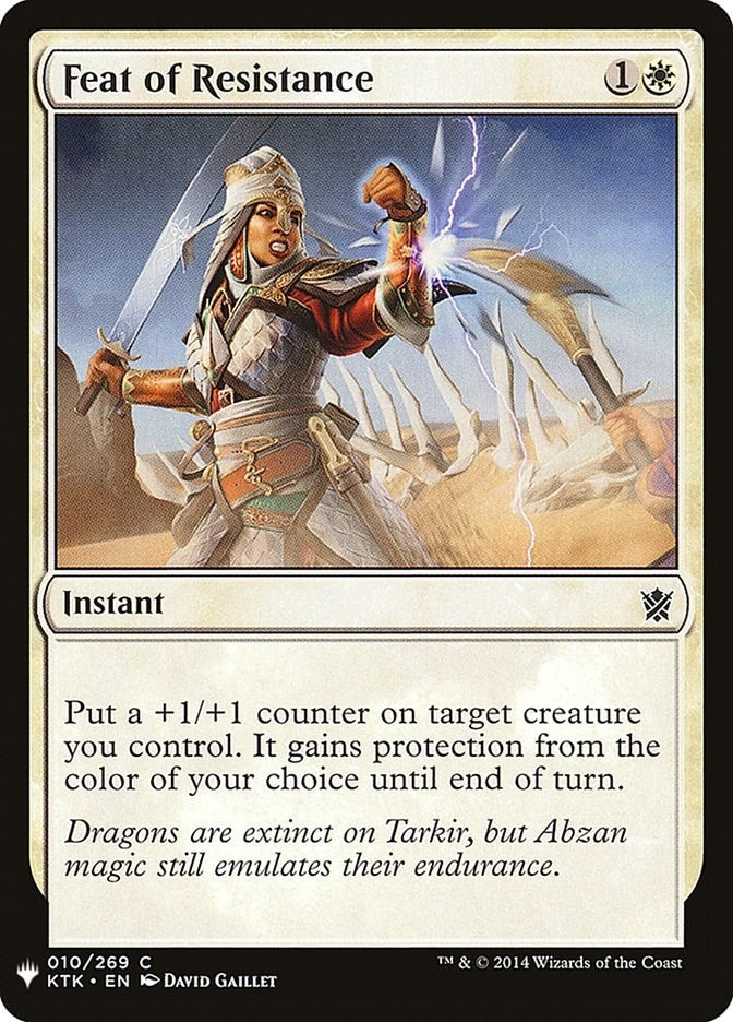 Image for Feat of Resistance (10) [The List Reprints] - Magic: The Gathering