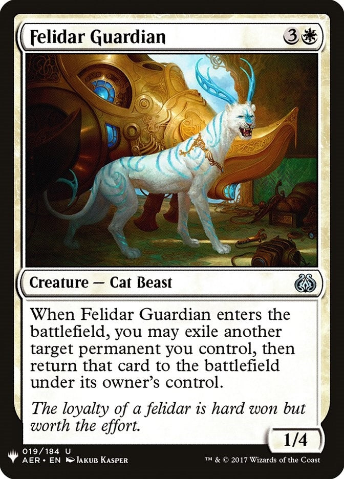 Image for Felidar Guardian (19) [The List Reprints] - Magic: The Gathering