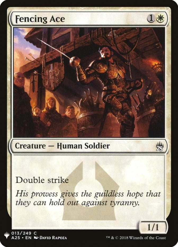 Image for Fencing Ace (13) [The List Reprints] - Magic: The Gathering