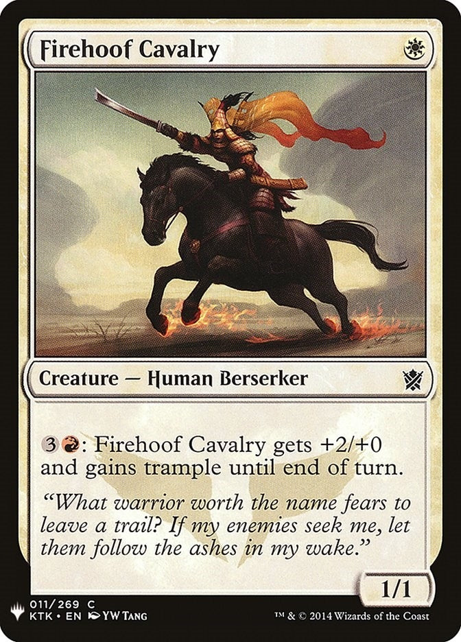 Image for Firehoof Cavalry (11) [The List Reprints] - Magic: The Gathering