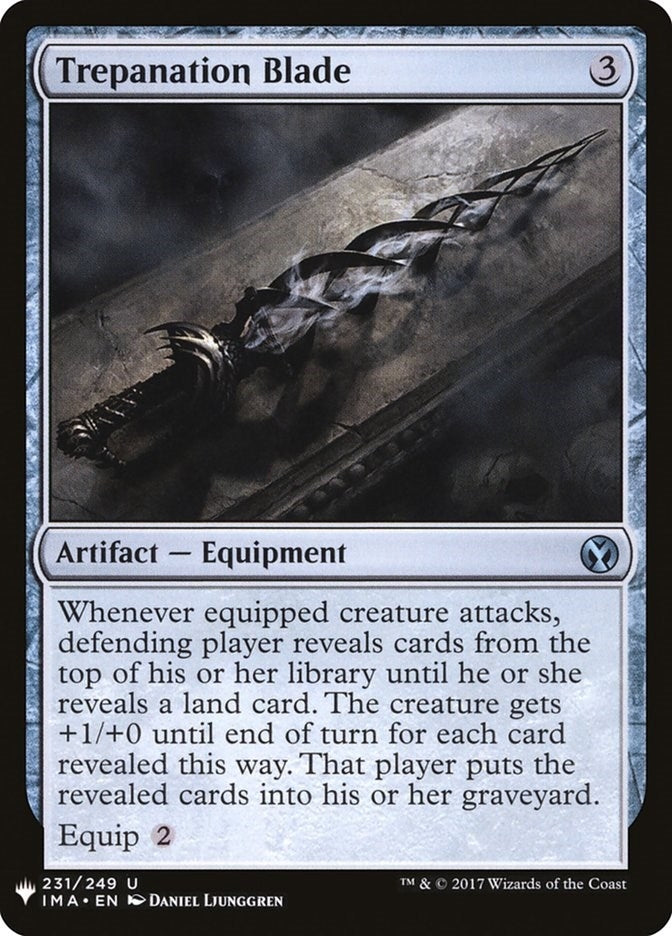 Image for Trepanation Blade (231) [The List Reprints] - Magic: The Gathering