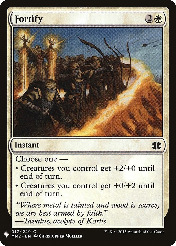 Image for Fortify (17) [The List Reprints] - Magic: The Gathering