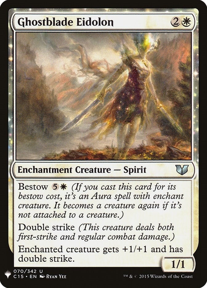 Image for Ghostblade Eidolon (70) [The List Reprints] - Magic: The Gathering