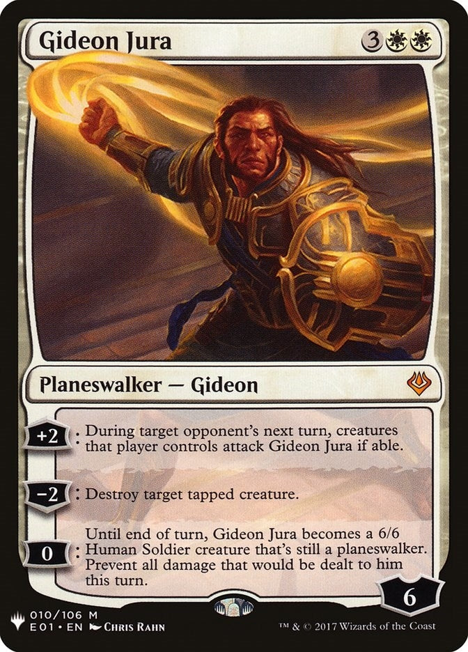 Image for Gideon Jura (010/106) [The List Reprints] - Magic: The Gathering