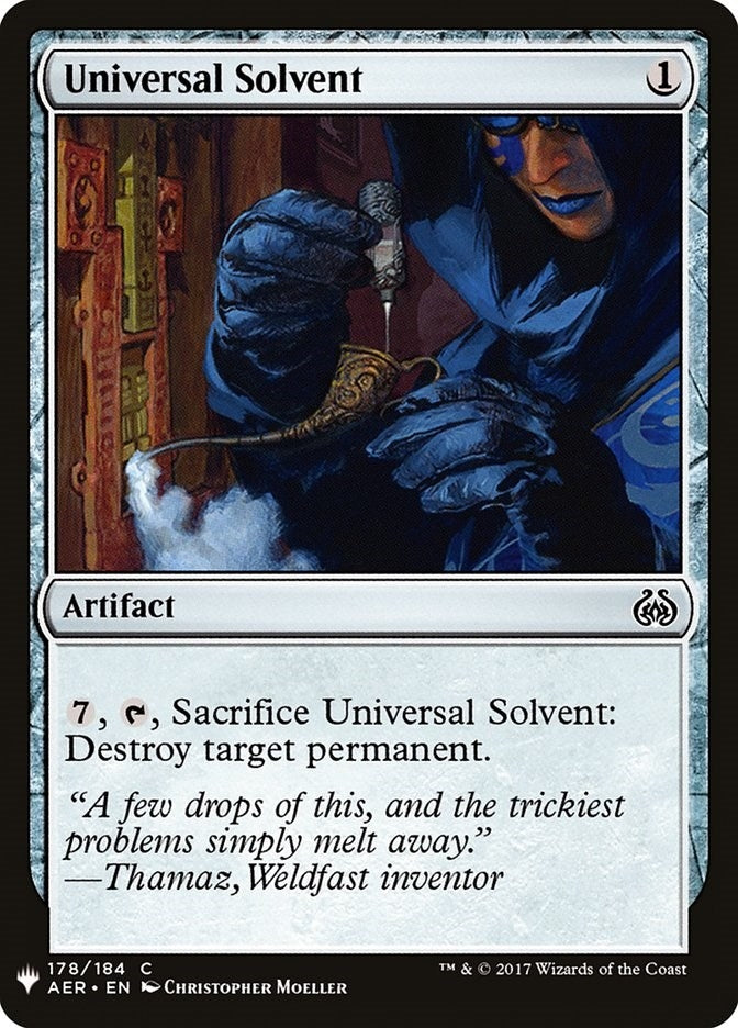 Image for Universal Solvent (178) [The List Reprints] - Magic: The Gathering