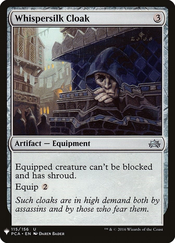 Image for Whispersilk Cloak (PCA) (115) [The List Reprints] - Magic: The Gathering