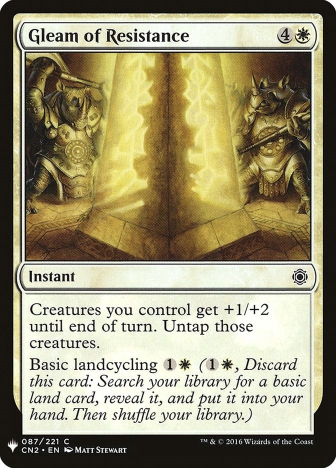 Image for Gleam of Resistance (87) [The List Reprints] - Magic: The Gathering