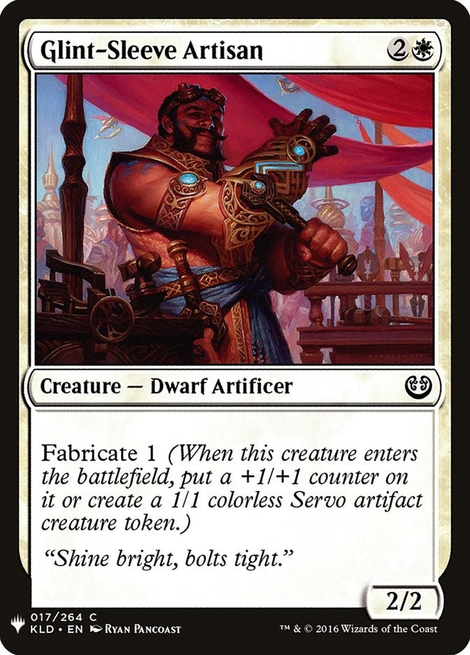 Image for Glint-Sleeve Artisan (17) [The List Reprints] - Magic: The Gathering