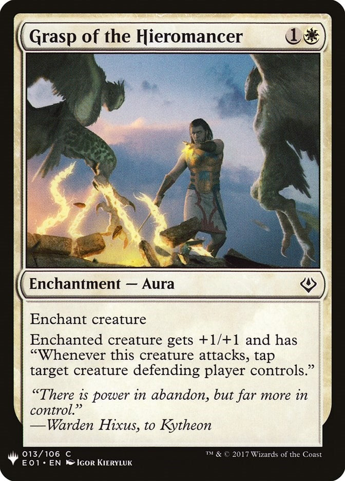 Image for Grasp of the Hieromancer (13) [The List Reprints] - Magic: The Gathering