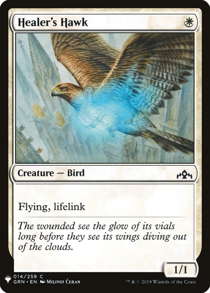 Image for Healer's Hawk (14) [The List Reprints] - Magic: The Gathering