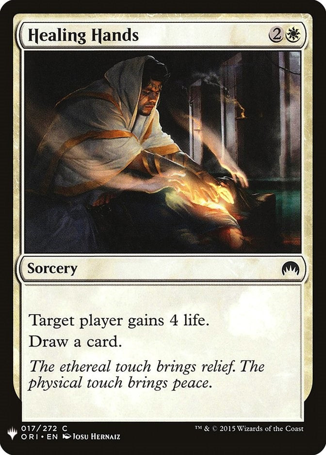Image for Healing Hands (17) [The List Reprints] - Magic: The Gathering