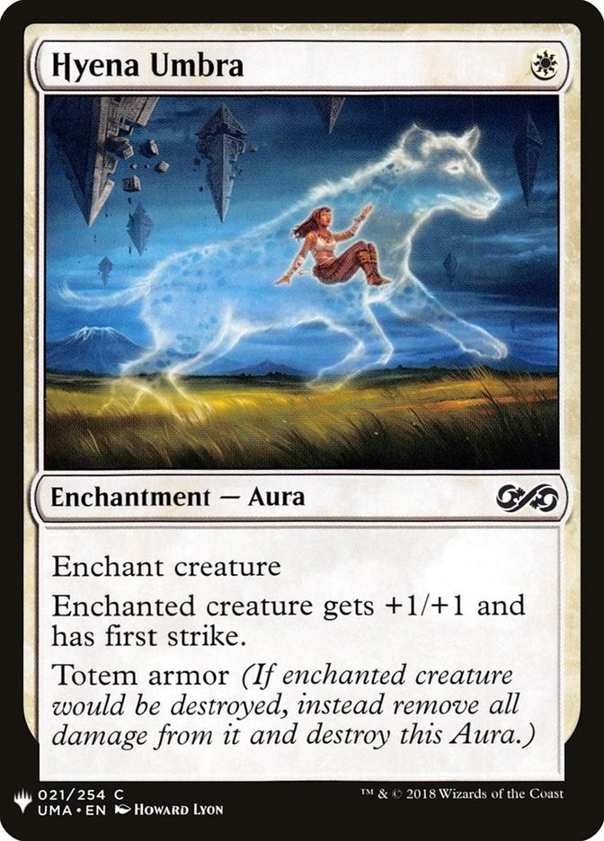 Image for Hyena Umbra (21) [The List Reprints] - Magic: The Gathering