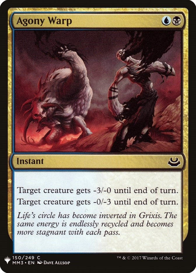 Image for Agony Warp (150) [The List Reprints] - Magic: The Gathering