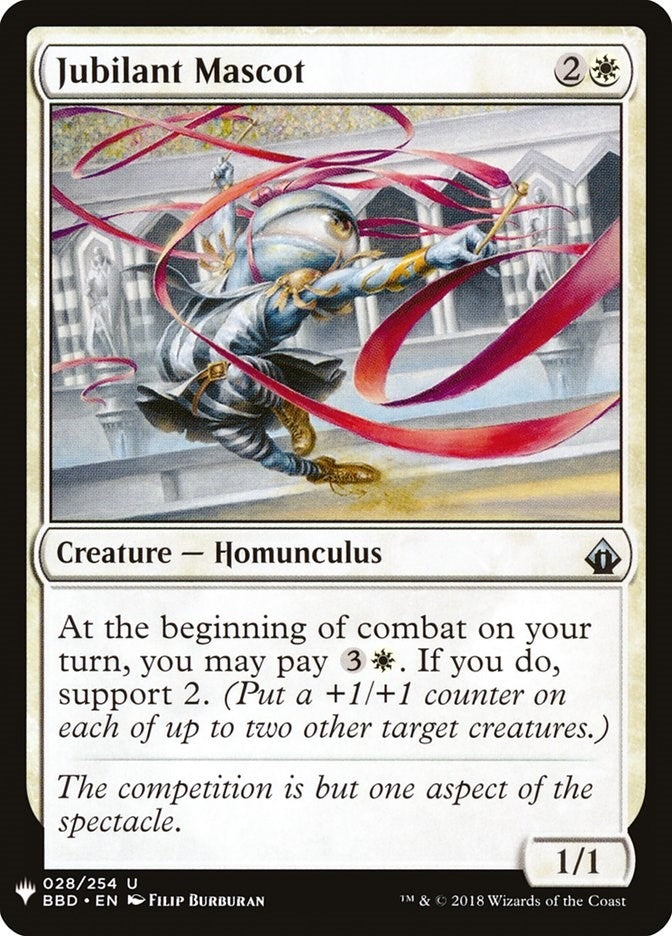 Image for Jubilant Mascot (28) [The List Reprints] - Magic: The Gathering