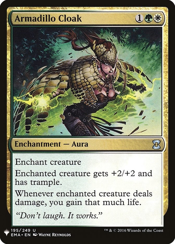 Image for Armadillo Cloak (195) [The List Reprints] - Magic: The Gathering