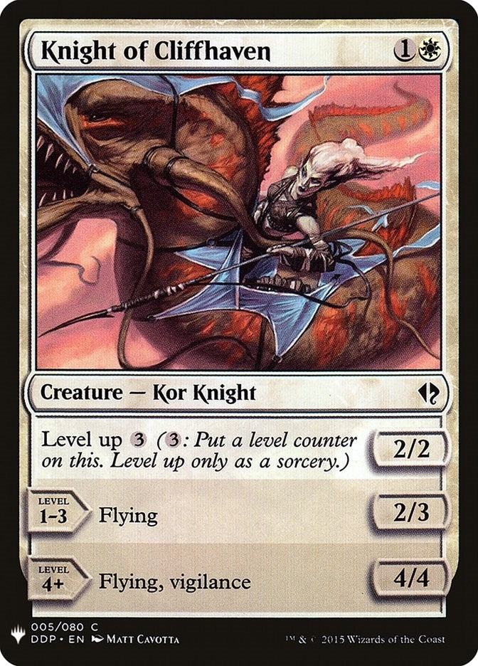 Image for Knight of Cliffhaven (5) [The List Reprints] - Magic: The Gathering