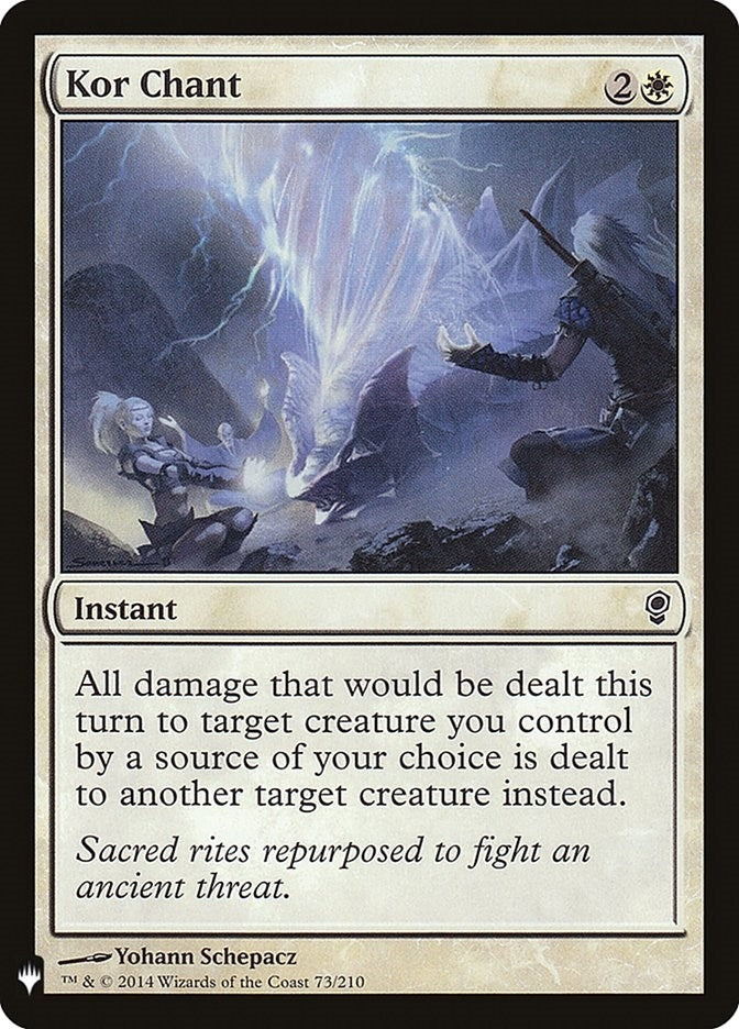 Image for Kor Chant (73) [The List Reprints] - Magic: The Gathering