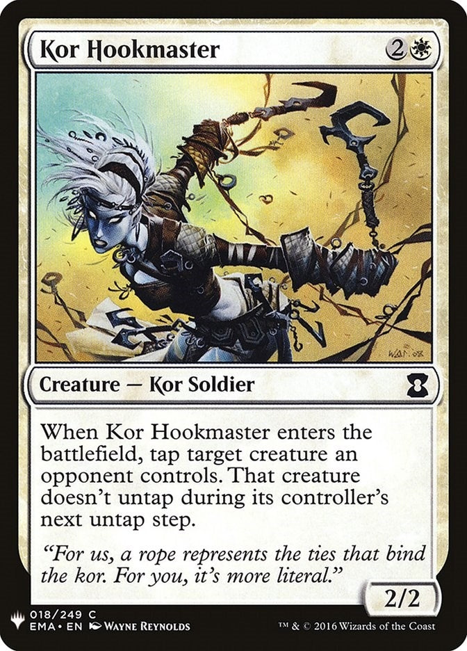 Image for Kor Hookmaster (18) [The List Reprints] - Magic: The Gathering