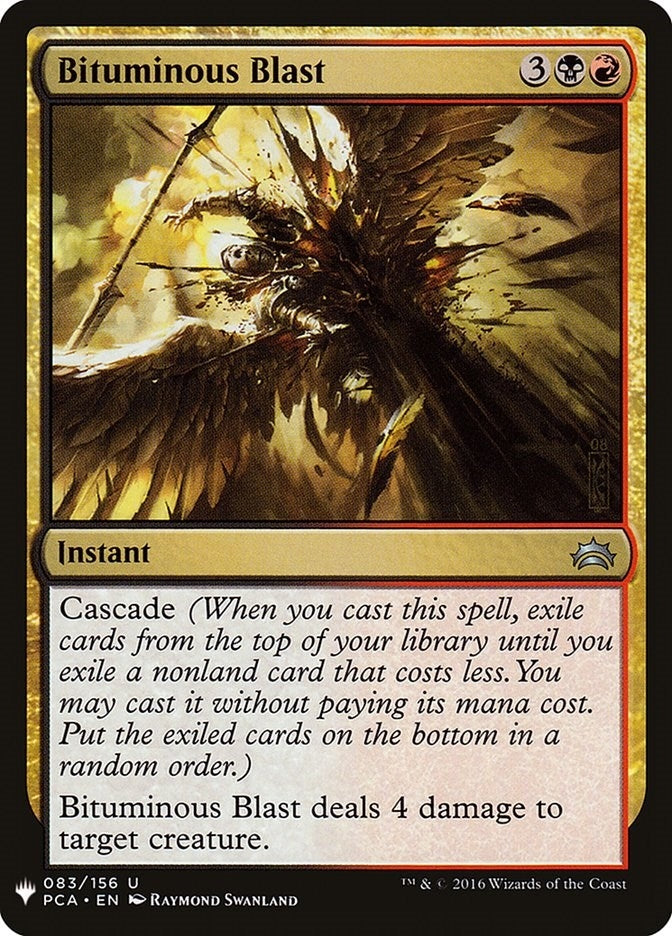 Image for Bituminous Blast (83) [The List Reprints] - Magic: The Gathering