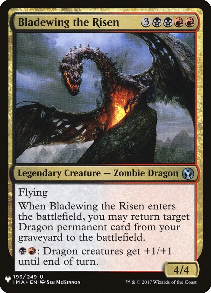 Image for Bladewing the Risen (193) [The List Reprints] - Magic: The Gathering