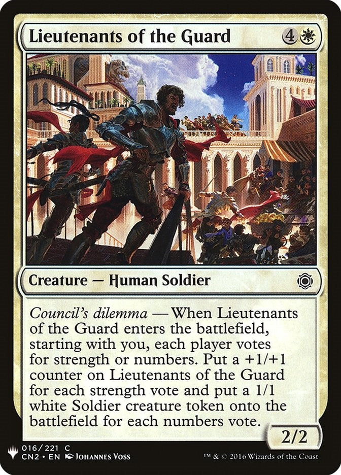 Image for Lieutenants of the Guard (16) [The List Reprints] - Magic: The Gathering