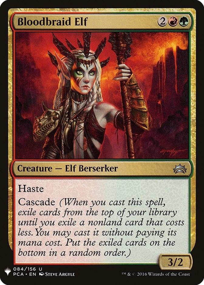 Image for Bloodbraid Elf (84) [The List Reprints] - Magic: The Gathering
