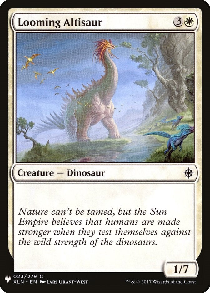 Image for Looming Altisaur (23) [The List Reprints] - Magic: The Gathering
