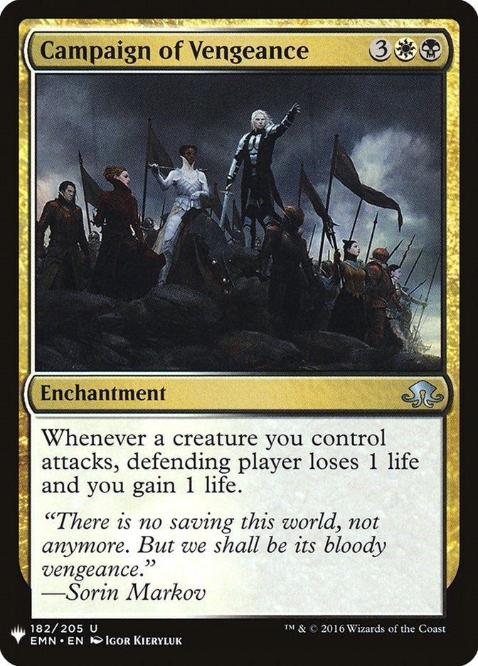 Image for Campaign of Vengeance (182) [The List Reprints] - Magic: The Gathering