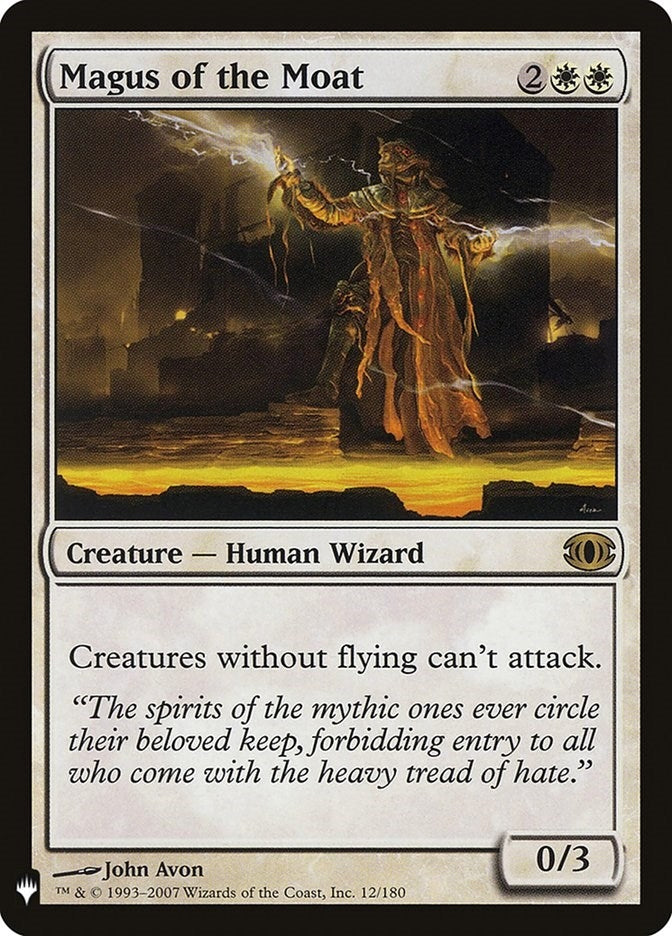 Image for Magus of the Moat (12) [The List Reprints] - Magic: The Gathering